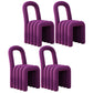 Velvet Designer Style Living Room Side Chair Open Back Dining Side Chair Purple 4 Piece Set Clearhalo ' kitchen&dining_furn' 'Dining Chairs' 'Dining Tables & Seating' 'dining_chair' 'furn' 'furn_dining_chair' 'Furniture' 'furniture_dining_chair' 'Kitchen & Dining Furniture' 'kitchen' 3741235