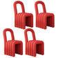Velvet Designer Style Living Room Side Chair Open Back Dining Side Chair Red 4 Piece Set Clearhalo ' kitchen&dining_furn' 'Dining Chairs' 'Dining Tables & Seating' 'dining_chair' 'furn' 'furn_dining_chair' 'Furniture' 'furniture_dining_chair' 'Kitchen & Dining Furniture' 'kitchen' 3741247