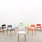 Plastic Stackable Armless Dining Chairs Open Back Side Chair with Wood Legs Clearhalo ' kitchen&dining_furn' 'Dining Chairs' 'Dining Tables & Seating' 'dining_chair' 'furn' 'furn_dining_chair' 'Furniture' 'furniture_dining_chair' 'Kitchen & Dining Furniture' 'kitchen' 3741306