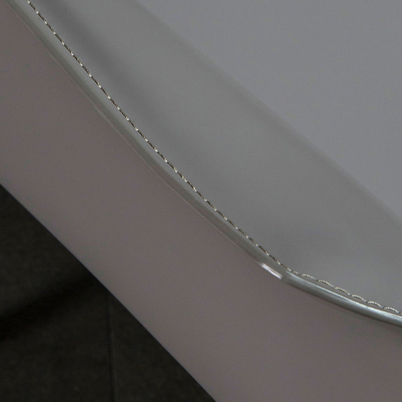 Minimalist Style Leather Dining Chair Solid Back Arm Dining Side Chair for Home Clearhalo ' kitchen&dining_furn' 'Dining Chairs' 'Dining Tables & Seating' 'dining_chair' 'furn' 'furn_dining_chair' 'Furniture' 'furniture_dining_chair' 'Kitchen & Dining Furniture' 'kitchen' 3741418