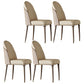 Contemporary Style Ash Wood Chairs Solid Back Side Dining Kitchen Chair Set Beige 4 Piece Set Walnut Clearhalo ' kitchen&dining_furn' 'Dining Chairs' 'Dining Tables & Seating' 'dining_chair' 'furn' 'furn_dining_chair' 'Furniture' 'furniture_dining_chair' 'Kitchen & Dining Furniture' 'kitchen' 3741449