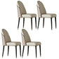 Contemporary Style Ash Wood Chairs Solid Back Side Dining Kitchen Chair Set Off-White 4 Piece Set Black Clearhalo ' kitchen&dining_furn' 'Dining Chairs' 'Dining Tables & Seating' 'dining_chair' 'furn' 'furn_dining_chair' 'Furniture' 'furniture_dining_chair' 'Kitchen & Dining Furniture' 'kitchen' 3741452