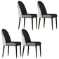 Contemporary Style Ash Wood Chairs Solid Back Side Dining Kitchen Chair Set Dark Gray 4 Piece Set Black Clearhalo ' kitchen&dining_furn' 'Dining Chairs' 'Dining Tables & Seating' 'dining_chair' 'furn' 'furn_dining_chair' 'Furniture' 'furniture_dining_chair' 'Kitchen & Dining Furniture' 'kitchen' 3741458