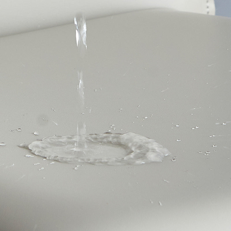 Scandinavian Style Solid Back Dining Chairs Leather Dining Armless Side Chairs Clearhalo ' kitchen&dining_furn' 'Dining Chairs' 'Dining Tables & Seating' 'dining_chair' 'furn' 'furn_dining_chair' 'Furniture' 'furniture_dining_chair' 'Kitchen & Dining Furniture' 'kitchen' 3741566