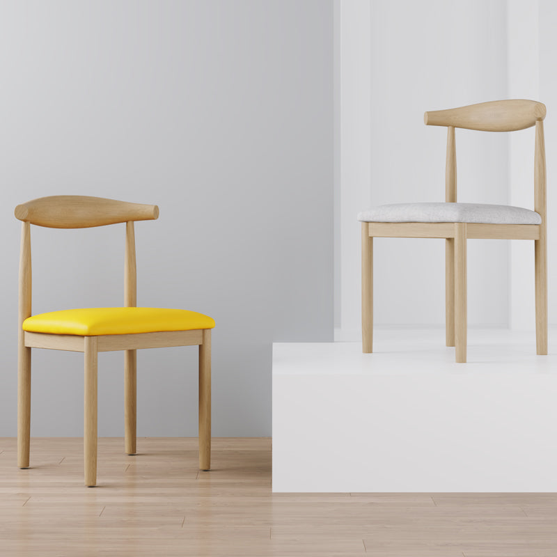 Contemporary Style Metal Chair Set Open Back Side Kitchen Dining Rooms Chair Clearhalo ' kitchen&dining_furn' 'Dining Chairs' 'Dining Tables & Seating' 'dining_chair' 'furn' 'furn_dining_chair' 'Furniture' 'furniture_dining_chair' 'Kitchen & Dining Furniture' 'kitchen' 3741595