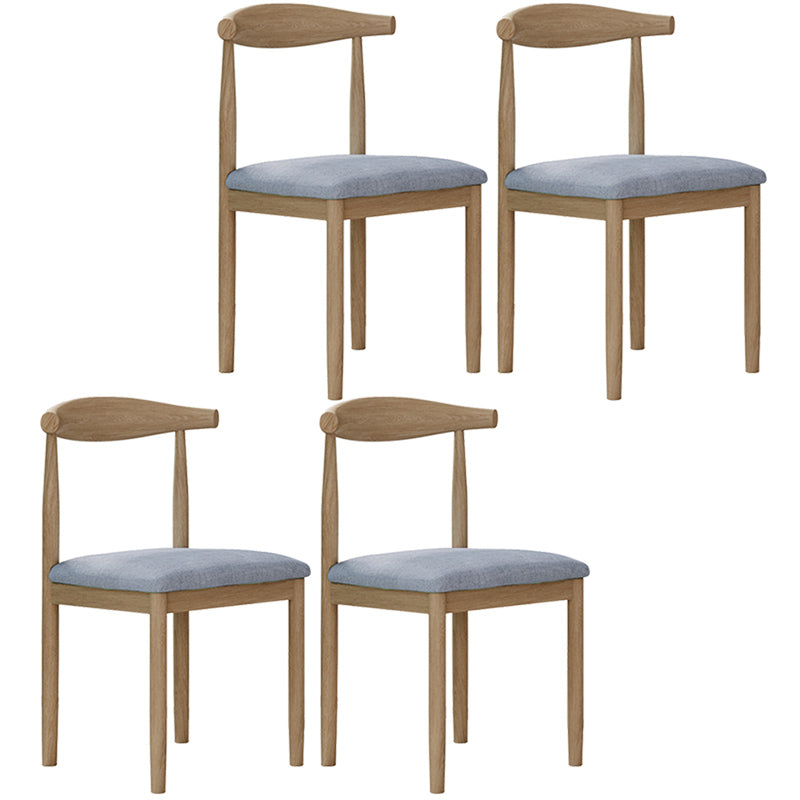 Contemporary Style Metal Chair Set Open Back Side Kitchen Dining Rooms Chair Natural Blue 4 Piece Set Clearhalo ' kitchen&dining_furn' 'Dining Chairs' 'Dining Tables & Seating' 'dining_chair' 'furn' 'furn_dining_chair' 'Furniture' 'furniture_dining_chair' 'Kitchen & Dining Furniture' 'kitchen' 3741613