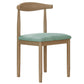 Contemporary Style Metal Chair Set Open Back Side Kitchen Dining Rooms Chair Natural Turquoise 1 Piece Clearhalo ' kitchen&dining_furn' 'Dining Chairs' 'Dining Tables & Seating' 'dining_chair' 'furn' 'furn_dining_chair' 'Furniture' 'furniture_dining_chair' 'Kitchen & Dining Furniture' 'kitchen' 3741617