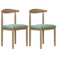 Contemporary Style Metal Chair Set Open Back Side Kitchen Dining Rooms Chair Natural Turquoise 2 Piece Set Clearhalo ' kitchen&dining_furn' 'Dining Chairs' 'Dining Tables & Seating' 'dining_chair' 'furn' 'furn_dining_chair' 'Furniture' 'furniture_dining_chair' 'Kitchen & Dining Furniture' 'kitchen' 3741618