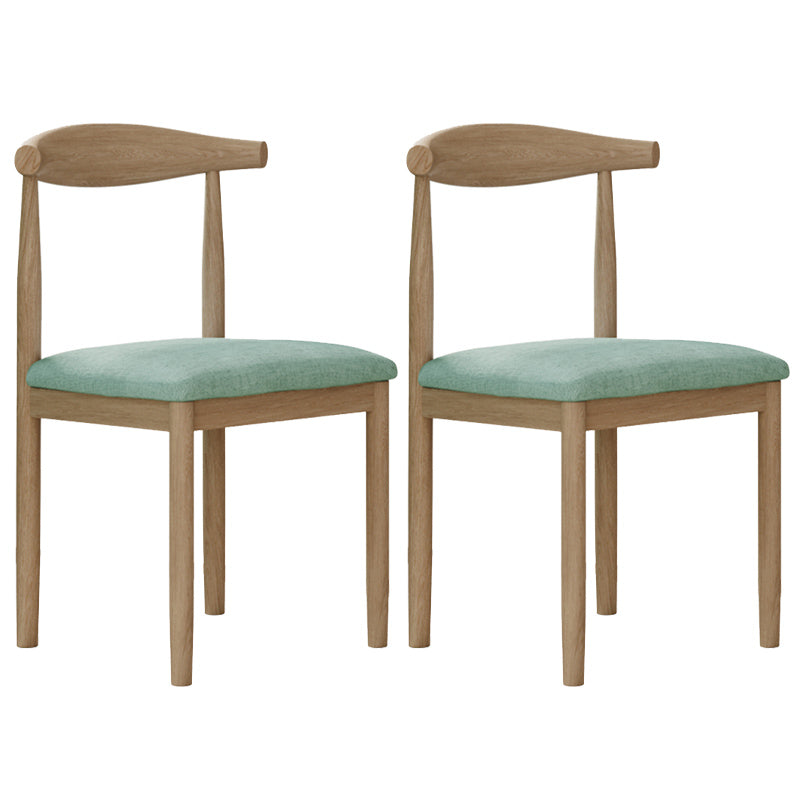 Contemporary Style Metal Chair Set Open Back Side Kitchen Dining Rooms Chair Natural Turquoise 2 Piece Set Clearhalo ' kitchen&dining_furn' 'Dining Chairs' 'Dining Tables & Seating' 'dining_chair' 'furn' 'furn_dining_chair' 'Furniture' 'furniture_dining_chair' 'Kitchen & Dining Furniture' 'kitchen' 3741618