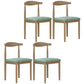 Contemporary Style Metal Chair Set Open Back Side Kitchen Dining Rooms Chair Natural Turquoise 4 Piece Set Clearhalo ' kitchen&dining_furn' 'Dining Chairs' 'Dining Tables & Seating' 'dining_chair' 'furn' 'furn_dining_chair' 'Furniture' 'furniture_dining_chair' 'Kitchen & Dining Furniture' 'kitchen' 3741619
