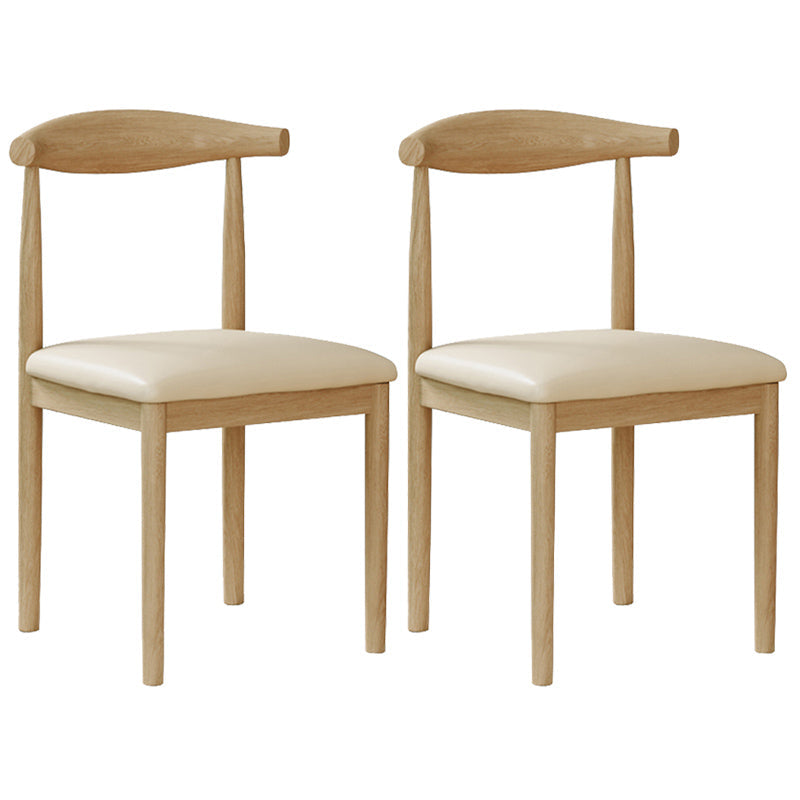 Contemporary Style Metal Chair Set Open Back Side Kitchen Dining Rooms Chair Natural Beige 2 Piece Set Clearhalo ' kitchen&dining_furn' 'Dining Chairs' 'Dining Tables & Seating' 'dining_chair' 'furn' 'furn_dining_chair' 'Furniture' 'furniture_dining_chair' 'Kitchen & Dining Furniture' 'kitchen' 3741627