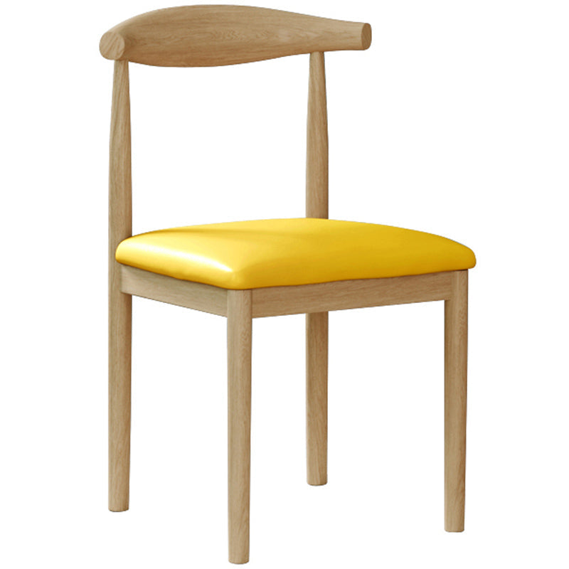 Contemporary Style Metal Chair Set Open Back Side Kitchen Dining Rooms Chair Natural Gold 1 Piece Clearhalo ' kitchen&dining_furn' 'Dining Chairs' 'Dining Tables & Seating' 'dining_chair' 'furn' 'furn_dining_chair' 'Furniture' 'furniture_dining_chair' 'Kitchen & Dining Furniture' 'kitchen' 3741629