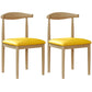 Contemporary Style Metal Chair Set Open Back Side Kitchen Dining Rooms Chair Natural Gold 2 Piece Set Clearhalo ' kitchen&dining_furn' 'Dining Chairs' 'Dining Tables & Seating' 'dining_chair' 'furn' 'furn_dining_chair' 'Furniture' 'furniture_dining_chair' 'Kitchen & Dining Furniture' 'kitchen' 3741630