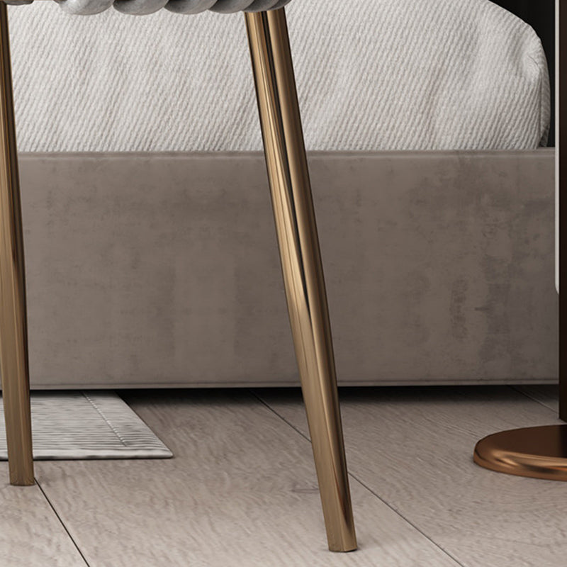 Contemporary Metal Dining Room Armchairs Upholstered Side Chairs for Home Use Clearhalo ' kitchen&dining_furn' 'Dining Chairs' 'Dining Tables & Seating' 'dining_chair' 'furn' 'furn_dining_chair' 'Furniture' 'furniture_dining_chair' 'Kitchen & Dining Furniture' 'kitchen' 3741661