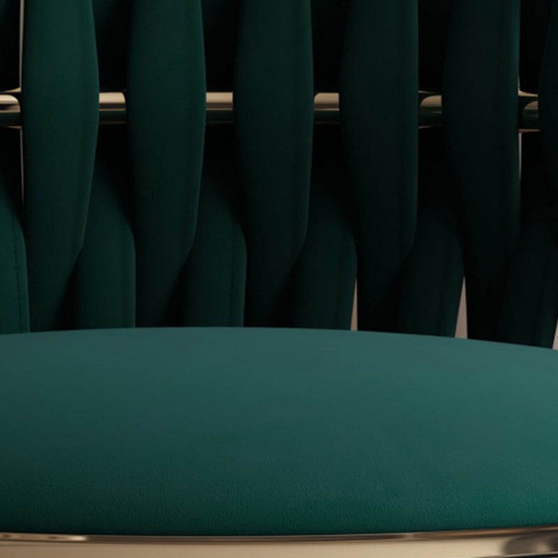 Contemporary Metal Dining Room Armchairs Upholstered Side Chairs for Home Use Clearhalo ' kitchen&dining_furn' 'Dining Chairs' 'Dining Tables & Seating' 'dining_chair' 'furn' 'furn_dining_chair' 'Furniture' 'furniture_dining_chair' 'Kitchen & Dining Furniture' 'kitchen' 3741664