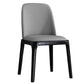 Leather Industrial Restaurant Side Chair Parsons Gray Dining Chair with Black Legs Clearhalo ' kitchen&dining_furn' 'Dining Chairs' 'Dining Tables & Seating' 'dining_chair' 'furn' 'furn_dining_chair' 'Furniture' 'furniture_dining_chair' 'Kitchen & Dining Furniture' 'kitchen' 3741686