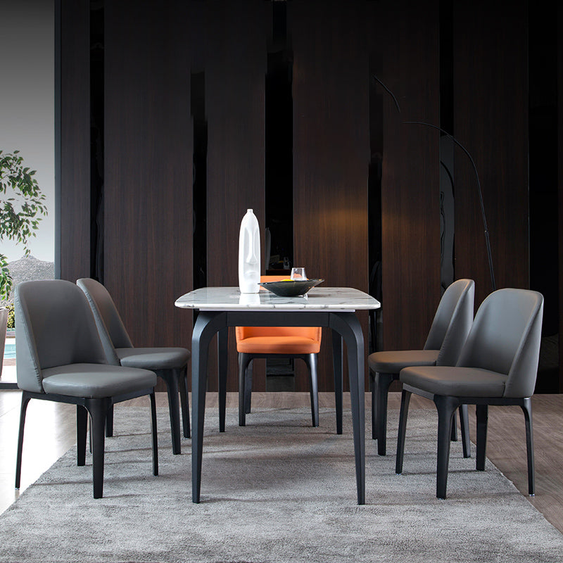 Industrial Restaurant Upholstered Side Chair Matte Finish Parsons Dining Chair Clearhalo ' kitchen&dining_furn' 'Dining Chairs' 'Dining Tables & Seating' 'dining_chair' 'furn' 'furn_dining_chair' 'Furniture' 'furniture_dining_chair' 'Kitchen & Dining Furniture' 'kitchen' 3741711