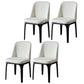 Industrial Restaurant Upholstered Side Chair Matte Finish Parsons Dining Chair Off-White 4 Piece Set Clearhalo ' kitchen&dining_furn' 'Dining Chairs' 'Dining Tables & Seating' 'dining_chair' 'furn' 'furn_dining_chair' 'Furniture' 'furniture_dining_chair' 'Kitchen & Dining Furniture' 'kitchen' 3741721