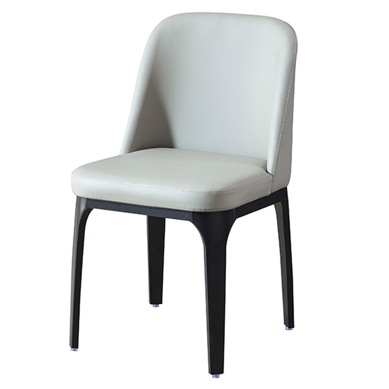 Industrial Restaurant Upholstered Side Chair Matte Finish Parsons Dining Chair Light Gray 1 Piece Clearhalo ' kitchen&dining_furn' 'Dining Chairs' 'Dining Tables & Seating' 'dining_chair' 'furn' 'furn_dining_chair' 'Furniture' 'furniture_dining_chair' 'Kitchen & Dining Furniture' 'kitchen' 3741724