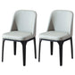 Industrial Restaurant Upholstered Side Chair Matte Finish Parsons Dining Chair Light Gray 2 Piece Set Clearhalo ' kitchen&dining_furn' 'Dining Chairs' 'Dining Tables & Seating' 'dining_chair' 'furn' 'furn_dining_chair' 'Furniture' 'furniture_dining_chair' 'Kitchen & Dining Furniture' 'kitchen' 3741725