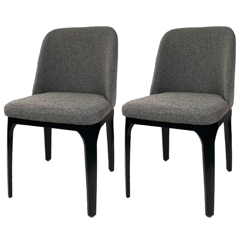 Industrial Restaurant Upholstered Side Chair Matte Finish Parsons Dining Chair Grey 2 Piece Set Clearhalo ' kitchen&dining_furn' 'Dining Chairs' 'Dining Tables & Seating' 'dining_chair' 'furn' 'furn_dining_chair' 'Furniture' 'furniture_dining_chair' 'Kitchen & Dining Furniture' 'kitchen' 3741736