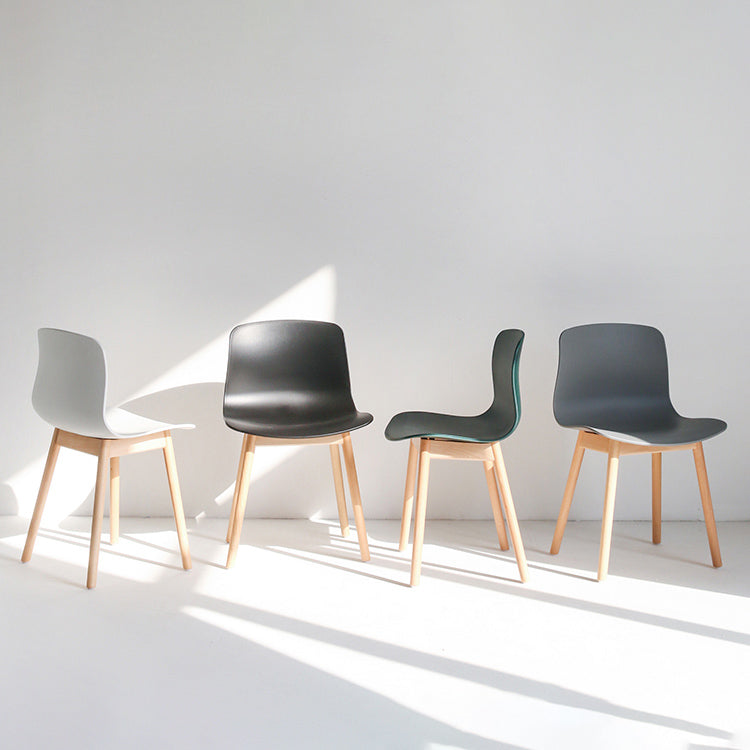 Contemporary Style Dining Armless Chair Wooden Dining Side Chair for Kitchen Clearhalo ' kitchen&dining_furn' 'Dining Chairs' 'Dining Tables & Seating' 'dining_chair' 'furn' 'furn_dining_chair' 'Furniture' 'furniture_dining_chair' 'Kitchen & Dining Furniture' 'kitchen' 3741765