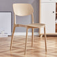 Contemporary Plastic Dining Chair Open Back Dining Side Chair for Kitchen Khaki 1 Piece Clearhalo ' kitchen&dining_furn' 'Dining Chairs' 'Dining Tables & Seating' 'dining_chair' 'furn' 'furn_dining_chair' 'Furniture' 'furniture_dining_chair' 'Kitchen & Dining Furniture' 'kitchen' 3754838