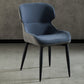 Nordic Style Metal Armless Dining Chairs Wingback Side Chair for Home Use Blue 1 Piece Clearhalo ' kitchen&dining_furn' 'Dining Chairs' 'Dining Tables & Seating' 'dining_chair' 'furn' 'furn_dining_chair' 'Furniture' 'furniture_dining_chair' 'Kitchen & Dining Furniture' 'kitchen' 3754857