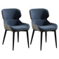 Nordic Style Metal Armless Dining Chairs Wingback Side Chair for Home Use Blue 2 Piece Set Clearhalo ' kitchen&dining_furn' 'Dining Chairs' 'Dining Tables & Seating' 'dining_chair' 'furn' 'furn_dining_chair' 'Furniture' 'furniture_dining_chair' 'Kitchen & Dining Furniture' 'kitchen' 3754858