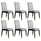 Industrial Restaurant Leather Side Chair Matte Finish Solid Back Dining Chair Dark Gray 6 Piece Set Brass Gold Clearhalo ' kitchen&dining_furn' 'Dining Chairs' 'Dining Tables & Seating' 'dining_chair' 'furn' 'furn_dining_chair' 'Furniture' 'furniture_dining_chair' 'Kitchen & Dining Furniture' 'kitchen' 3754893