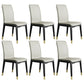 Industrial Restaurant Leather Side Chair Matte Finish Solid Back Dining Chair Light Gray 6 Piece Set Brass Gold Clearhalo ' kitchen&dining_furn' 'Dining Chairs' 'Dining Tables & Seating' 'dining_chair' 'furn' 'furn_dining_chair' 'Furniture' 'furniture_dining_chair' 'Kitchen & Dining Furniture' 'kitchen' 3754904