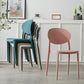 Plastic Open Back Side Chair Scandinavian Stackable Armless Dining Chairs Clearhalo ' kitchen&dining_furn' 'Dining Chairs' 'Dining Tables & Seating' 'dining_chair' 'furn' 'furn_dining_chair' 'Furniture' 'furniture_dining_chair' 'Kitchen & Dining Furniture' 'kitchen' 3754934