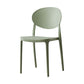 Plastic Open Back Side Chair Scandinavian Stackable Armless Dining Chairs Clearhalo ' kitchen&dining_furn' 'Dining Chairs' 'Dining Tables & Seating' 'dining_chair' 'furn' 'furn_dining_chair' 'Furniture' 'furniture_dining_chair' 'Kitchen & Dining Furniture' 'kitchen' 3754938