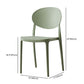 Plastic Open Back Side Chair Scandinavian Stackable Armless Dining Chairs Clearhalo ' kitchen&dining_furn' 'Dining Chairs' 'Dining Tables & Seating' 'dining_chair' 'furn' 'furn_dining_chair' 'Furniture' 'furniture_dining_chair' 'Kitchen & Dining Furniture' 'kitchen' 3754940