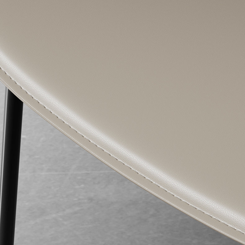 Modern Metal Dining Room Armless Chairs Open Back Dining Side Chair for Home Use Clearhalo ' kitchen&dining_furn' 'Dining Chairs' 'Dining Tables & Seating' 'dining_chair' 'furn' 'furn_dining_chair' 'Furniture' 'furniture_dining_chair' 'Kitchen & Dining Furniture' 'kitchen' 3754980