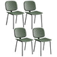 Modern Metal Dining Room Armless Chairs Open Back Dining Side Chair for Home Use Green 4 Piece Set Clearhalo ' kitchen&dining_furn' 'Dining Chairs' 'Dining Tables & Seating' 'dining_chair' 'furn' 'furn_dining_chair' 'Furniture' 'furniture_dining_chair' 'Kitchen & Dining Furniture' 'kitchen' 3754995