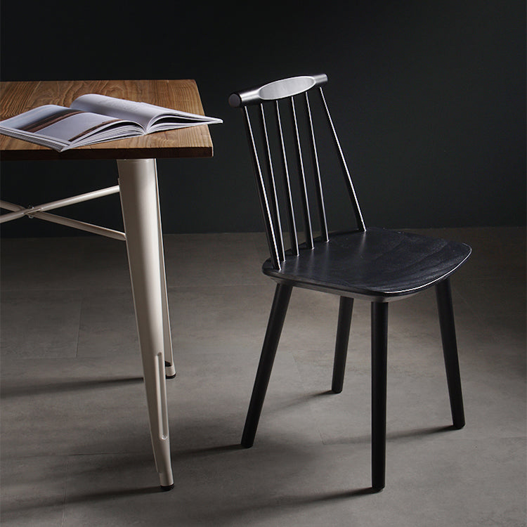 Contemporary Style Wooden Dining Room Chair Slat Back Side Chair for Kitchen Clearhalo ' kitchen&dining_furn' 'Dining Chairs' 'Dining Tables & Seating' 'dining_chair' 'furn' 'furn_dining_chair' 'Furniture' 'furniture_dining_chair' 'Kitchen & Dining Furniture' 'kitchen' 3755037