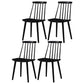 Contemporary Style Wooden Dining Room Chair Slat Back Side Chair for Kitchen Black 4 Piece Set Clearhalo ' kitchen&dining_furn' 'Dining Chairs' 'Dining Tables & Seating' 'dining_chair' 'furn' 'furn_dining_chair' 'Furniture' 'furniture_dining_chair' 'Kitchen & Dining Furniture' 'kitchen' 3755040