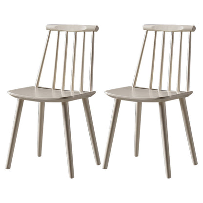 Contemporary Style Wooden Dining Room Chair Slat Back Side Chair for Kitchen White 2 Piece Set Clearhalo ' kitchen&dining_furn' 'Dining Chairs' 'Dining Tables & Seating' 'dining_chair' 'furn' 'furn_dining_chair' 'Furniture' 'furniture_dining_chair' 'Kitchen & Dining Furniture' 'kitchen' 3755044