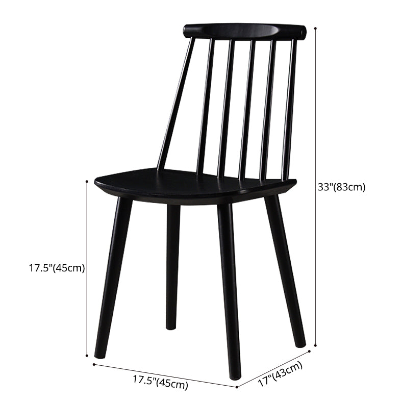 Contemporary Style Wooden Dining Room Chair Slat Back Side Chair for Kitchen Clearhalo ' kitchen&dining_furn' 'Dining Chairs' 'Dining Tables & Seating' 'dining_chair' 'furn' 'furn_dining_chair' 'Furniture' 'furniture_dining_chair' 'Kitchen & Dining Furniture' 'kitchen' 3755052