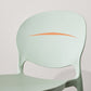 Scandinavian Armless Dining Chairs Stackable Plastic Open Back Side Chair Clearhalo ' kitchen&dining_furn' 'Dining Chairs' 'Dining Tables & Seating' 'dining_chair' 'furn' 'furn_dining_chair' 'Furniture' 'furniture_dining_chair' 'Kitchen & Dining Furniture' 'kitchen' 3755065