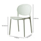 Scandinavian Armless Dining Chairs Stackable Plastic Open Back Side Chair Clearhalo ' kitchen&dining_furn' 'Dining Chairs' 'Dining Tables & Seating' 'dining_chair' 'furn' 'furn_dining_chair' 'Furniture' 'furniture_dining_chair' 'Kitchen & Dining Furniture' 'kitchen' 3755073