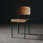Contemporary Style Dining Room Chairs Metal Armless Chair with Wooden Legs Green 1 Piece Clearhalo ' kitchen&dining_furn' 'Dining Chairs' 'Dining Tables & Seating' 'dining_chair' 'Furniture' 'furniture_dining_chair' 'Kitchen & Dining Furniture' 'kitchen' 3755183