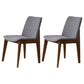 Wood Industrial Restaurant Dining Side Chair Parsons Matte Finish Dining Side Chair Grey 2 Piece Set Clearhalo ' kitchen&dining_furn' 'Dining Chairs' 'Dining Tables & Seating' 'dining_chair' 'furn' 'furn_dining_chair' 'Furniture' 'furniture_dining_chair' 'Kitchen & Dining Furniture' 'kitchen' 3755191