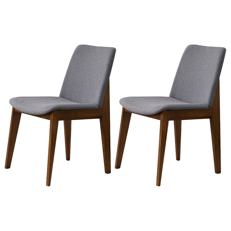 Wood Industrial Restaurant Dining Side Chair Parsons Matte Finish Dining Side Chair Grey 2 Piece Set Clearhalo ' kitchen&dining_furn' 'Dining Chairs' 'Dining Tables & Seating' 'dining_chair' 'furn' 'furn_dining_chair' 'Furniture' 'furniture_dining_chair' 'Kitchen & Dining Furniture' 'kitchen' 3755191