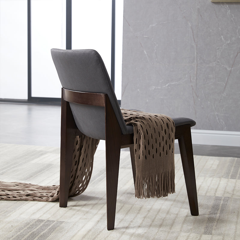 Wood Industrial Restaurant Dining Side Chair Parsons Matte Finish Dining Side Chair Clearhalo ' kitchen&dining_furn' 'Dining Chairs' 'Dining Tables & Seating' 'dining_chair' 'furn' 'furn_dining_chair' 'Furniture' 'furniture_dining_chair' 'Kitchen & Dining Furniture' 'kitchen' 3755194