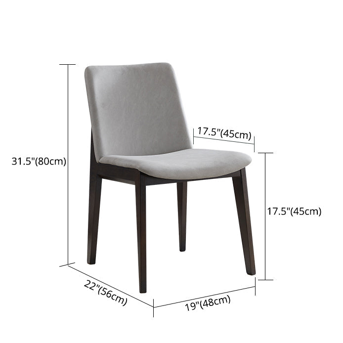 Wood Industrial Restaurant Dining Side Chair Parsons Matte Finish Dining Side Chair Clearhalo ' kitchen&dining_furn' 'Dining Chairs' 'Dining Tables & Seating' 'dining_chair' 'furn' 'furn_dining_chair' 'Furniture' 'furniture_dining_chair' 'Kitchen & Dining Furniture' 'kitchen' 3755208