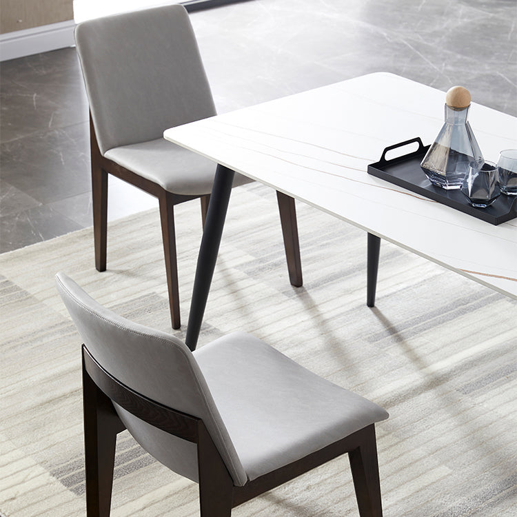 Wood Industrial Restaurant Dining Side Chair Parsons Matte Finish Dining Side Chair Clearhalo ' kitchen&dining_furn' 'Dining Chairs' 'Dining Tables & Seating' 'dining_chair' 'furn' 'furn_dining_chair' 'Furniture' 'furniture_dining_chair' 'Kitchen & Dining Furniture' 'kitchen' 3755210