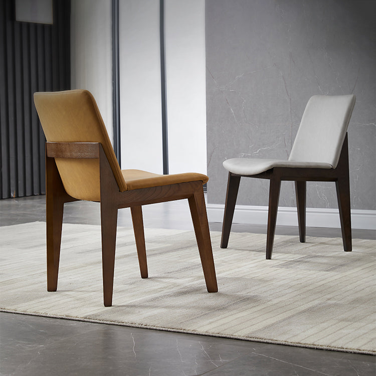 Wood Industrial Restaurant Dining Side Chair Parsons Matte Finish Dining Side Chair Clearhalo ' kitchen&dining_furn' 'Dining Chairs' 'Dining Tables & Seating' 'dining_chair' 'furn' 'furn_dining_chair' 'Furniture' 'furniture_dining_chair' 'Kitchen & Dining Furniture' 'kitchen' 3755214