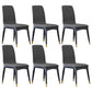 Industrial Rubberwood Solid Back Chair Matte Finish Upholstered Dining Chair with Black Legs Silver Gray 6 Piece Set Black Gold Clearhalo ' kitchen&dining_furn' 'Dining Chairs' 'Dining Tables & Seating' 'dining_chair' 'furn' 'furn_dining_chair' 'Furniture' 'furniture_dining_chair' 'Kitchen & Dining Furniture' 'kitchen' 3755262